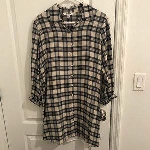 BB Dakota plaid shirt dress